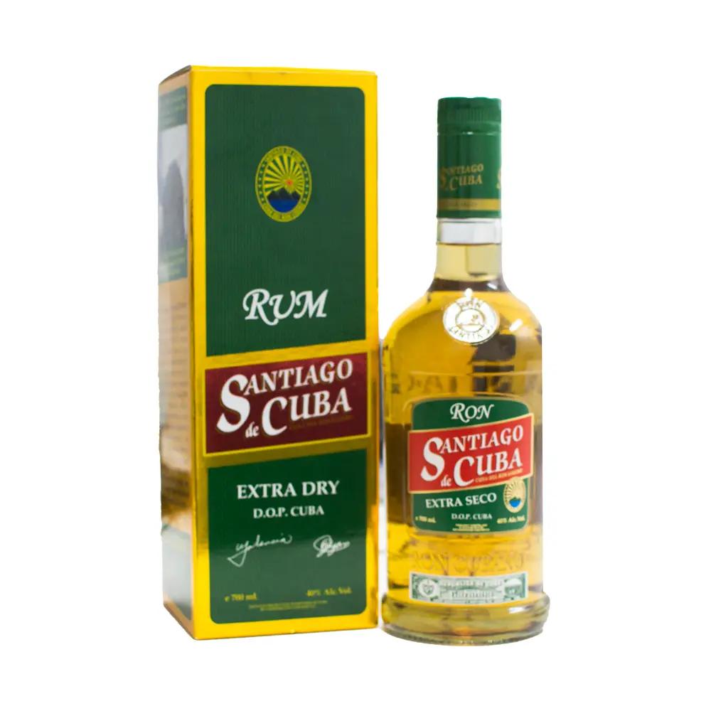Ron Santiago de Cuba Extra Seco, 700 ml (caja de 6 unidades)