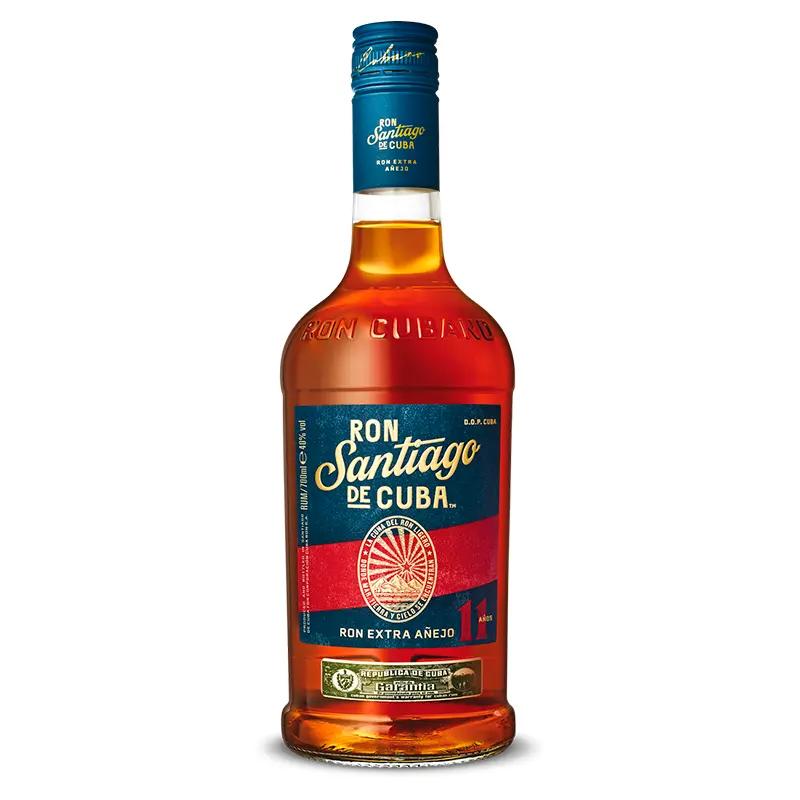 Ron Santiago de Cuba Extra Añejo 11 años, 700 ml (caja de 6 unidades)
