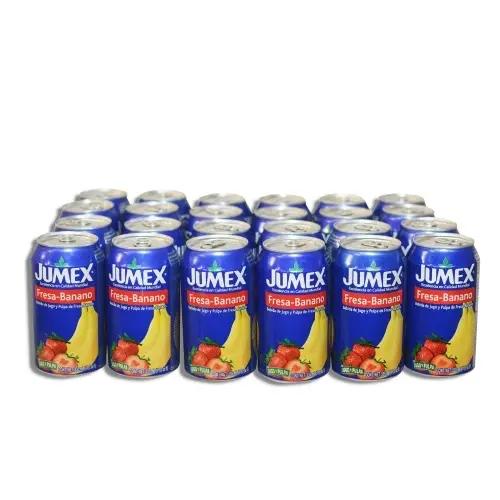 Jugo de fresa-banano Jumex 355 ml (caja de 24 latas)