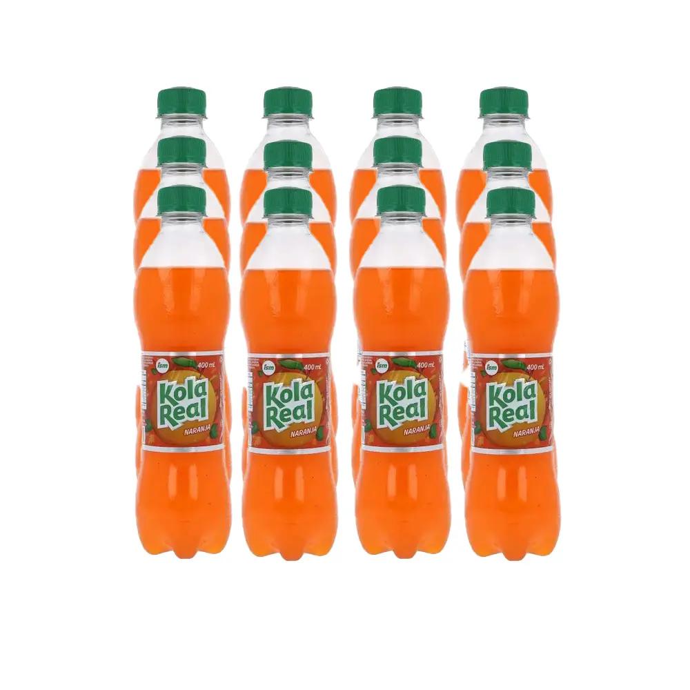 Refresco Kola Real, 400 ml, Naranja (pack de 12 unidades)