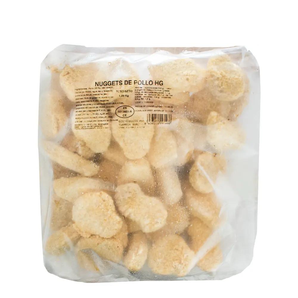 Nugget de pollo (Caja de 5 unidades de paquetes de 1 kg, total: 5 kg)