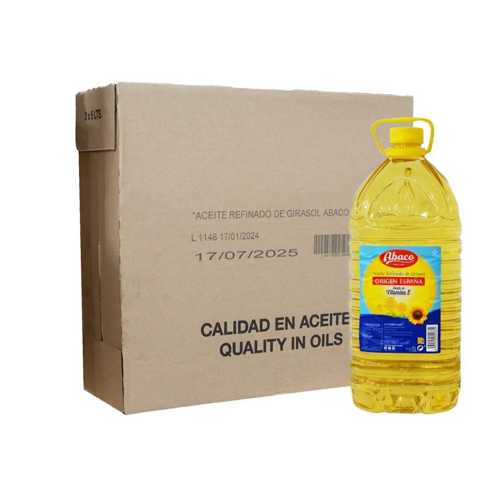 Aceite vegetal de girasol (5 L), 3 unidades