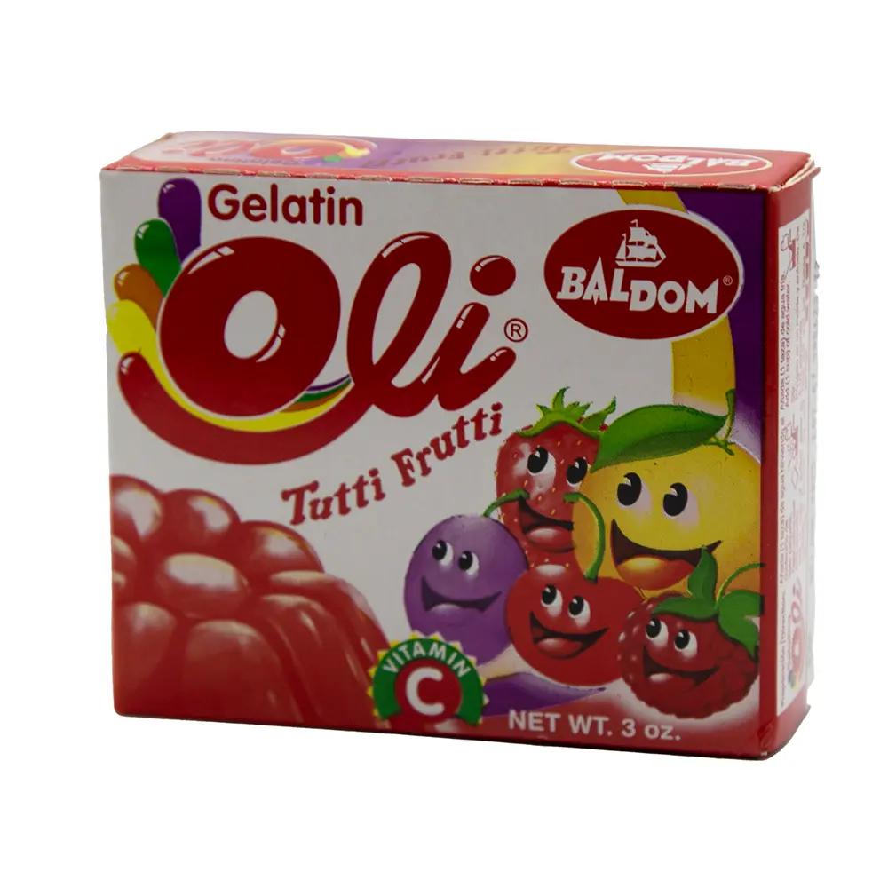 Gelatina tuttifruti, 85 g (caja de 48 unidades)