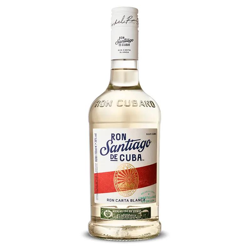 Ron Santiago de Cuba Carta Blanca, 700 ml.(caja de 12 unidades)
