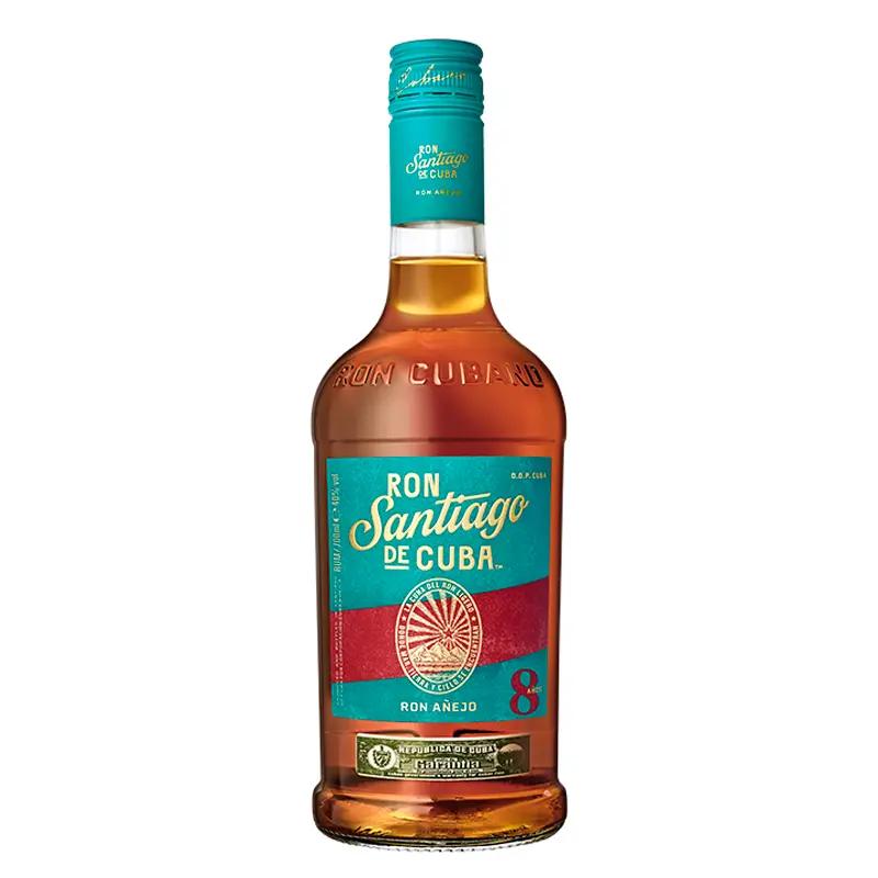 Ron Santiago de Cuba Añejo 8 años, 700 ml (caja de 12 unidades)